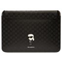 Karl Lagerfeld Sleeve KLCS14SAKHPKK 14" czarny/black Saffiano Monogram Ikonik