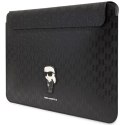 Karl Lagerfeld Sleeve KLCS14SAKHPKK 14" czarny/black Saffiano Monogram Ikonik