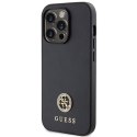 Guess GUHCP14LPS4DGPK iPhone 14 Pro 6.1" czarny/black hardcase Strass Metal Logo