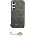 Guess GUHCZFD5GF4GGR F946 Z Fold5 szary/grey hardcase 4G Charms Collection