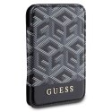 Guess Wallet Card Slot GUWMSHGCFSEK MagSafe GCube stripe czarny/black