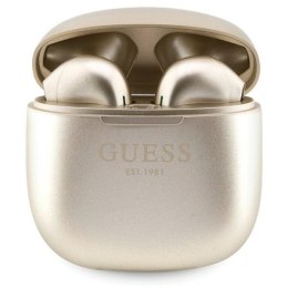 Guess słuchawki Bluetooth GUTWST26PSD TWS + stacja dokująca złoty/gold Classic EST Logo