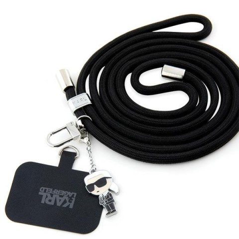 Karl Lagerfeld KLUCNMSCKIK Universal CBDY Cord pasek czarny/black