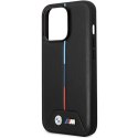 Etui BMW BMHMP13L22PVTK iPhone 13 Pro / 13 6.1" czarny/black Quilted Tricolor MagSafe