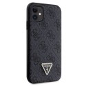 Guess GUHCN61P4TDSCPK iPhone 11 / Xr 6.1" czarny/black hardcase Crossbody 4G Metal Logo