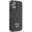 Guess GUHCP12MP4TDSCPK iPhone 12 / 12 Pro 6.1" czarny/black hardcase Crossbody 4G Metal Logo