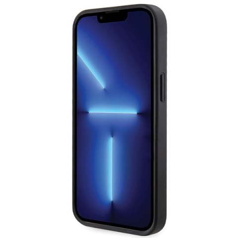 Guess GUHCP13MP4TDSCPK iPhone 13 6.1" czarny/black hardcase Crossbody 4G Metal Logo