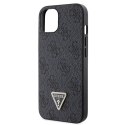 Guess GUHCP13MP4TDSCPK iPhone 13 6.1" czarny/black hardcase Crossbody 4G Metal Logo