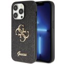 Guess GUHCP14XHG4SGK iPhone 14 Pro Max 6.7" czarny/black hardcase Glitter Script Big 4G