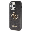 Guess GUHCP14XHG4SGK iPhone 14 Pro Max 6.7" czarny/black hardcase Glitter Script Big 4G