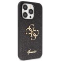 Guess GUHCP14XHG4SGK iPhone 14 Pro Max 6.7" czarny/black hardcase Glitter Script Big 4G