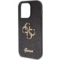 Guess GUHCP14XHG4SGK iPhone 14 Pro Max 6.7" czarny/black hardcase Glitter Script Big 4G