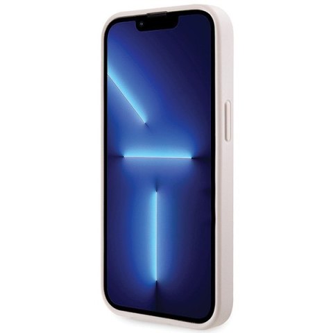 Guess GUHCP14XP4TDSCPP iPhone 14 Pro Max 6.7" różowy/pink hardcase Crossbody 4G Metal Logo