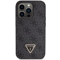 Guess GUHCP14LP4TDSCPK iPhone 14 Pro 6.1" czarny/black hardcase Crossbody 4G Metal Logo