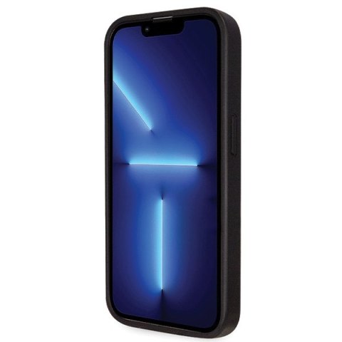 Guess GUHCP14LP4TDSCPK iPhone 14 Pro 6.1" czarny/black hardcase Crossbody 4G Metal Logo