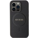 Guess GUHMP14XPSAHMCK iPhone 14 Pro Max 6.7" czarny/black hardcase Saffiano MagSafe