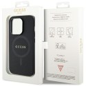 Guess GUHMP14XPSAHMCK iPhone 14 Pro Max 6.7" czarny/black hardcase Saffiano MagSafe