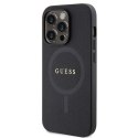 Guess GUHMP14LPSAHMCK iPhone 14 Pro 6.1" czarny/black hardcase Saffiano MagSafe