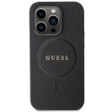 Guess GUHMP14LPSAHMCK iPhone 14 Pro 6.1" czarny/black hardcase Saffiano MagSafe