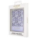 Guess Wallet Card Slot GUWMSHGCFSEB MagSafe GCube stripe niebieski/blue