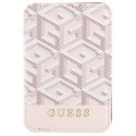 Guess Wallet Card Slot GUWMSHGCFSEP MagSafe GCube stripe różowy/pink