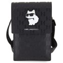 Karl Lagerfeld Torebka KLWBSAKHPCK czarny/black Saffiano Monogram Choupette