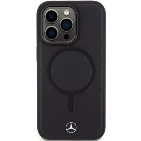 Mercedes MEHMP14X23RCMK iPhone 14 Pro Max 6.7" czarny/black hardcase Smooth Leather MagSafe