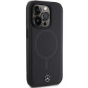 Mercedes MEHMP14L23RCMK iPhone 14 Pro 6.1" czarny/black hardcase Smooth Leather MagSafe