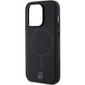 Mercedes MEHMP14L23RCMK iPhone 14 Pro 6.1" czarny/black hardcase Smooth Leather MagSafe