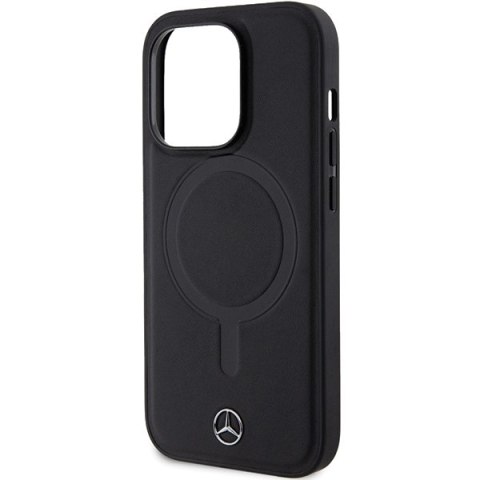 Mercedes MEHMP14L23RCMK iPhone 14 Pro 6.1" czarny/black hardcase Smooth Leather MagSafe