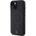 Mercedes MEHMP14S23RCMK iPhone 14 6.1" czarny/black hardcase Smooth Leather MagSafe