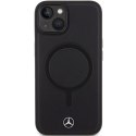 Mercedes MEHMP14S23RCMK iPhone 14 6.1" czarny/black hardcase Smooth Leather MagSafe