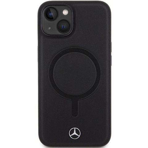 Mercedes MEHMP14S23RCMK iPhone 14 6.1" czarny/black hardcase Smooth Leather MagSafe