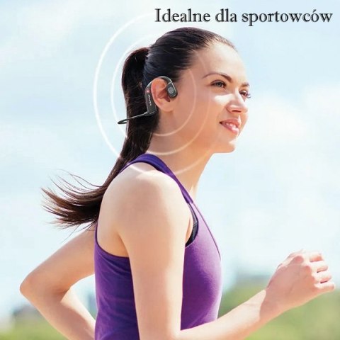 AWEI słuchawki przewodnictwo powietrzneA897BL czarny/black Air Conduction