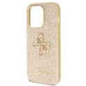 Guess GUHCP14XHG4SGD iPhone 14 Pro Max 6.7" złoty/gold hardcase Glitter Script Big 4G