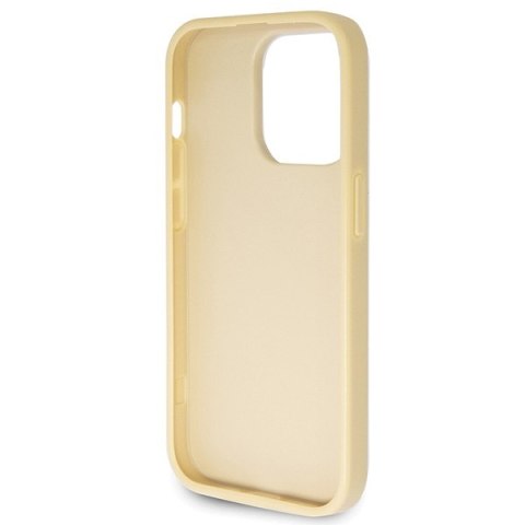 Guess GUHCP14LHG4SGD iPhone 14 Pro 6.1" złoty/gold hardcase Glitter Script Big 4G