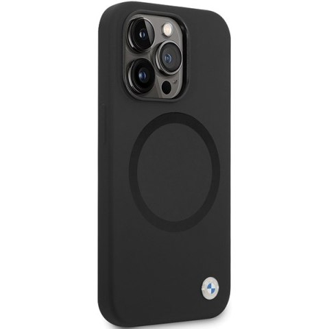 BMW BMHMP14LSILBK2 iPhone 14 Pro 6.1" czarny/black Signature Liquid Silicone MagSafe