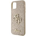 Guess GUHCN61HG4SGD iPhone 11 / Xr 6.1" złoty/gold hardcase Glitter Script Big 4G