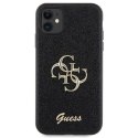 Guess GUHCN61HG4SGK iPhone 11 / Xr 6.1" czarny/black hardcase Glitter Script Big 4G