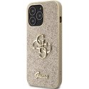 Guess GUHCP13XHG4SGD iPhone 13 Pro Max 6.7" złoty/gold hardcase Glitter Script Big 4G