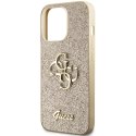 Guess GUHCP13XHG4SGD iPhone 13 Pro Max 6.7" złoty/gold hardcase Glitter Script Big 4G