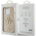 Guess GUHCP13XHG4SGD iPhone 13 Pro Max 6.7" złoty/gold hardcase Glitter Script Big 4G