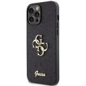 Guess GUHCP13XHG4SGK iPhone 13 Pro Max 6.7" czarny/black hardcase Glitter Script Big 4G