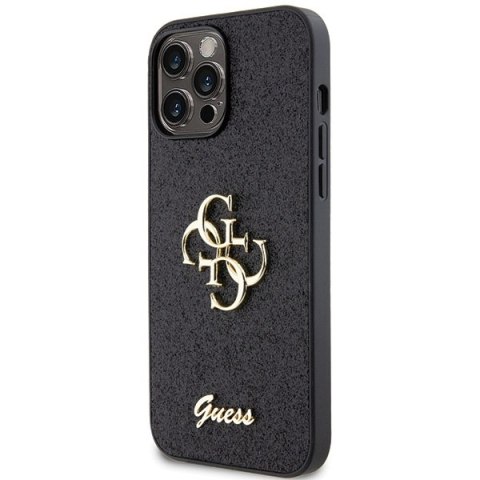 Guess GUHCP13XHG4SGK iPhone 13 Pro Max 6.7" czarny/black hardcase Glitter Script Big 4G