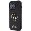 Guess GUHCP13LHG4SGK iPhone 13 Pro / 13 6.1" czarny/black hardcase Glitter Script Big 4G