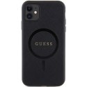 Guess GUHMN61PSAHMCK iPhone 11 / Xr 6.1" czarny/black hardcase Saffiano MagSafe