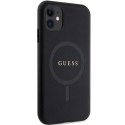 Guess GUHMN61PSAHMCK iPhone 11 / Xr 6.1" czarny/black hardcase Saffiano MagSafe