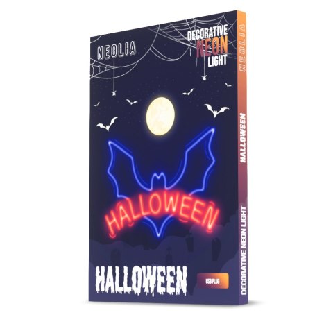 Neon PLEXI LED HALLOWEEN niebieski czerwony NNE17 Neolia