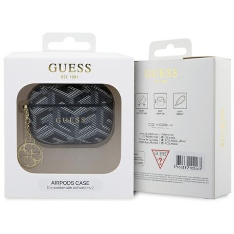 Guess GUAP2PGCE4CK AirPods Pro 2 cover czarny/black GCube Charm