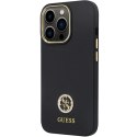 Guess GUHCP13XM4DGPK iPhone 13 Pro Max 6.7" czarny/black hardcase Silicone Logo Strass 4G